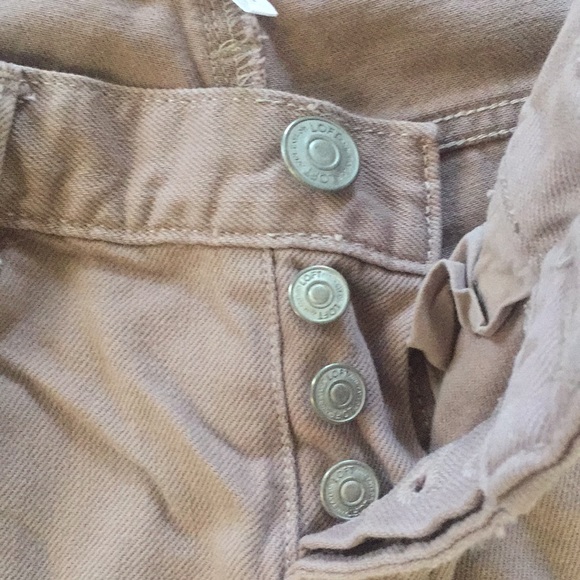 Khaki colored boyfriend jeans - Picture 2 of 4